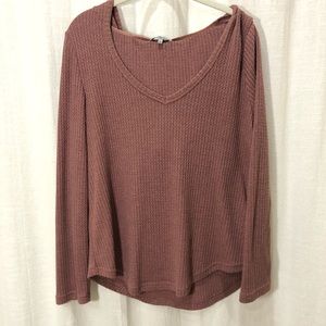 CHARLOTTE RUSSE waffle knit hoodie